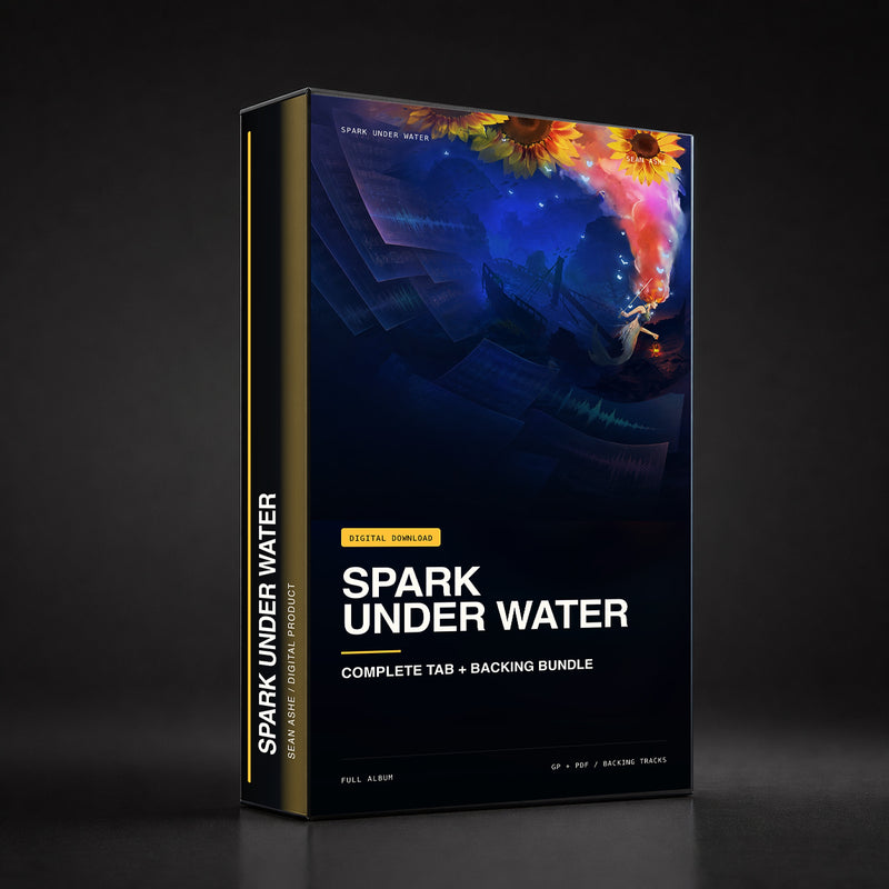 Spark Under Water — Complete Tab & Backing Bundle box art. [sean-boxart-sha256:92f0b3b2dc40d718ce15e8f0c2800fa0d108873f4efc48da59ff6450b163f393]